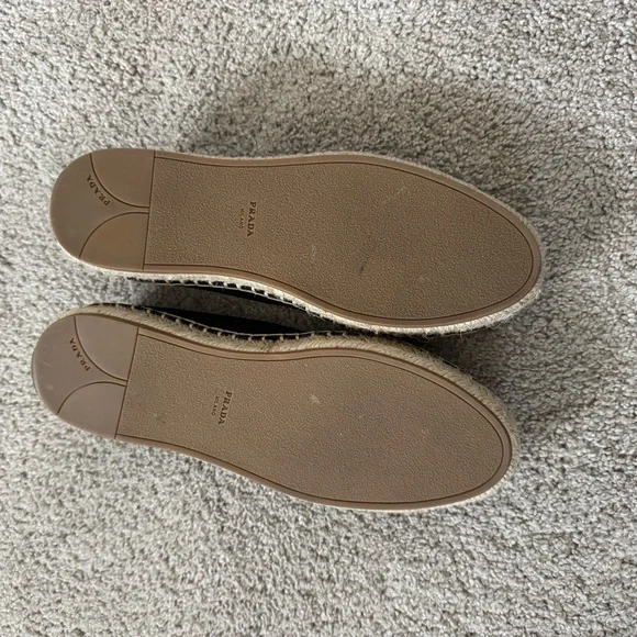NWT Prada Black Canvas Mary Jane Espadrilles - Picture 8 of 11